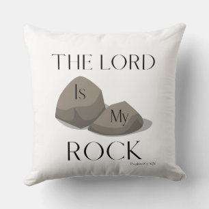 Psalm 18:2 Bible Scripture Quote KJV Cushion