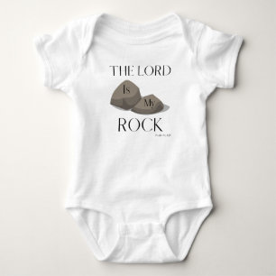 Psalm 18:2 Bible Scripture Quote KJV Unisex Baby Bodysuit