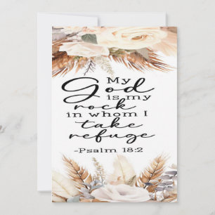 Psalm 18:2 Encouragment Card