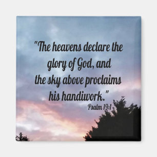 Psalm 19:1 magnet