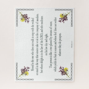 Psalm 1:1-3, Blessed is the one who Jigsaw Puzzle