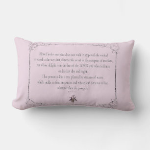 Psalm 1-1-3, Do Not Walk in Step with Sinners, Lumbar Cushion