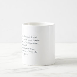 Psalm 1, does not walk in step with the wicked magic mug