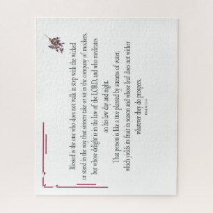 Psalm 1, Law day and Night, Streams of Waters, Jigsaw Puzzle