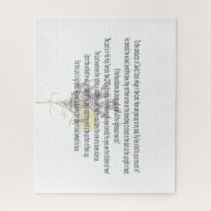 Psalm 1 Scripture Art Path of the Righteous Jigsaw Puzzle