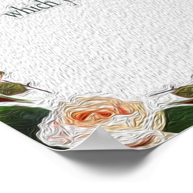 Psalm 1 Scripture Art Path of the Righteous Poster (Corner)