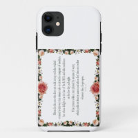 Psalm 1 with Flower Borders