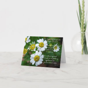 Psalm 23:1-3 Floral Encouragement Card