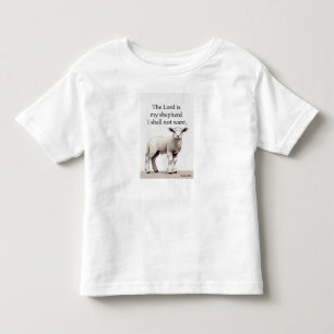 Psalm 23:1 Christian Lamb Toddler's Tee Shirt