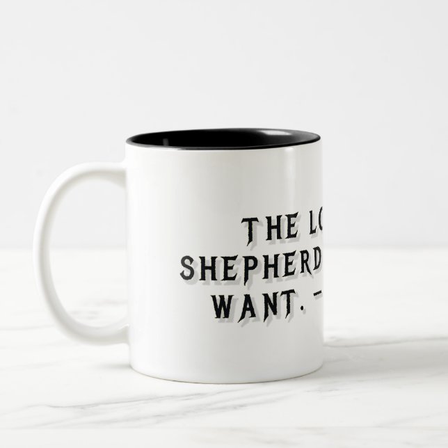 Psalm 23:1 Gift Mug (Left)