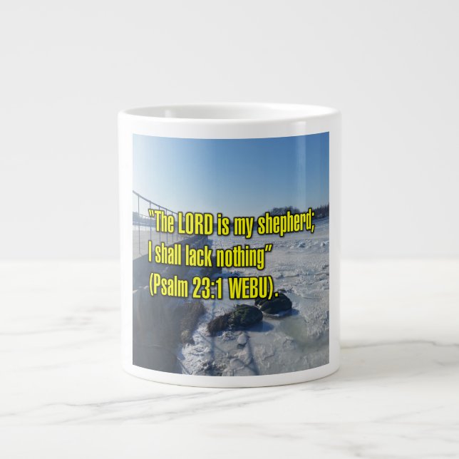 Psalm 23:1 WEBU Mug (Front)