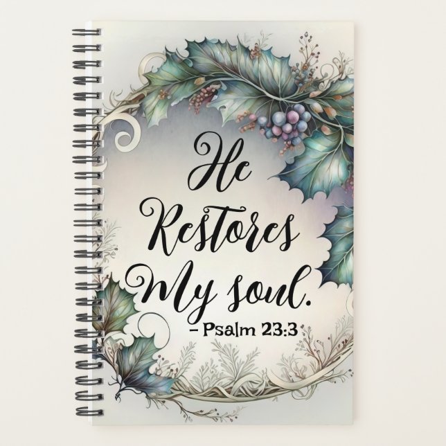 Psalm 23:3 planner (Front)