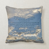Psalm 23 Beautiful Bible Verse Christian Blue