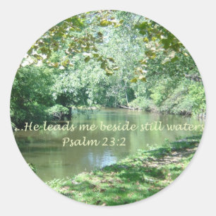 Psalm 23 Bible Verse Sticker