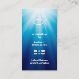 Psalm 23 - Christian Business Card