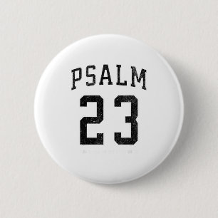 Psalm 23 Jersey 6 Cm Round Badge