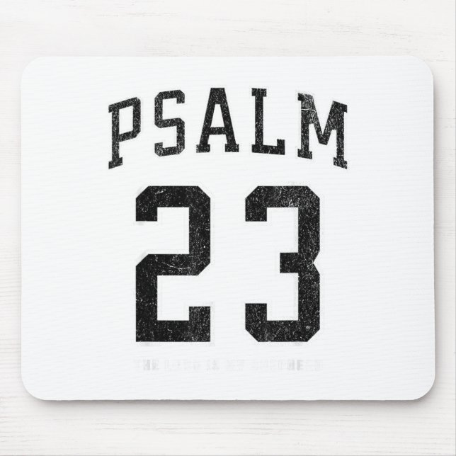 Psalm 23 Jersey  Mouse Pad (Front)