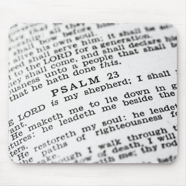 Psalm 23 mouse pad (Front)