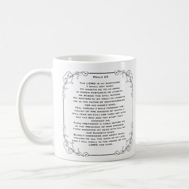 Psalm 23 Mug (Left)