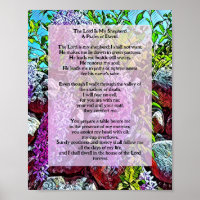 Psalm 23 Neutral Elegant Religious Artwork