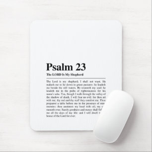 Psalm 23 NKJV The Lord is My Shepherd Mouse Pad