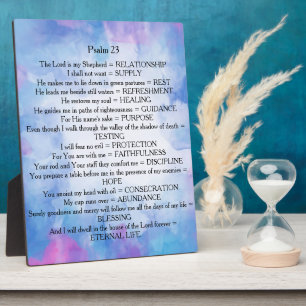 Psalm 23   plaque