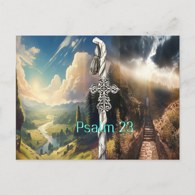 Psalm 23 postcard (Front)