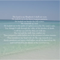 Psalm 23 The Lord is My Shepherd Beautiful Beach