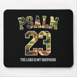 Psalm 23 The Lord Is My Shepherd Camouflage Christ Mouse Pad