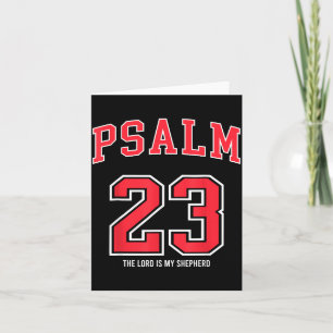 Psalm 23 The Lord Is My Shepherd Christian Footbal Card