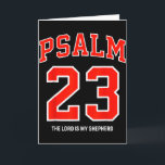 Psalm 23 The Lord Is My Shepherd Christian Footbal Card<br><div class="desc">Psalm 23 The Lord Is My Shepherd Christian Football Season</div>