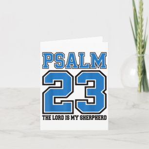 Psalm 23 The Lord Is My Shepherd Funny Christian T Card
