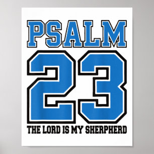Psalm 23 The Lord Is My Shepherd Funny Christian T Poster