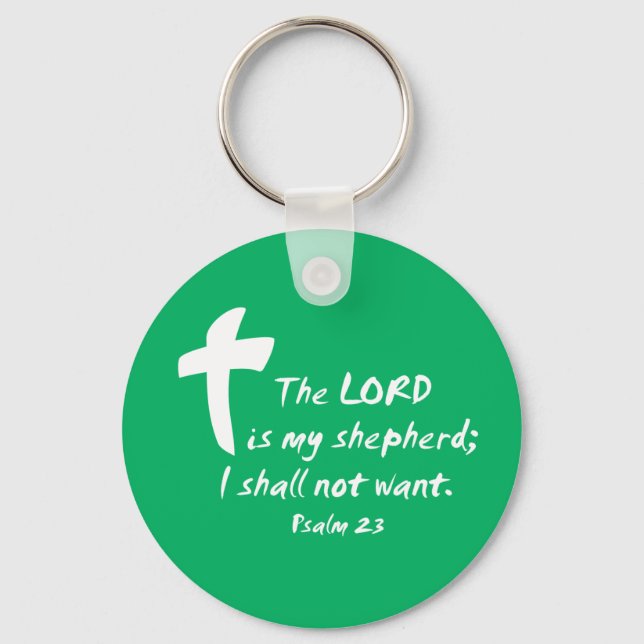 Psalm 23: The Lord is my Shepherd Key Ring (Front)