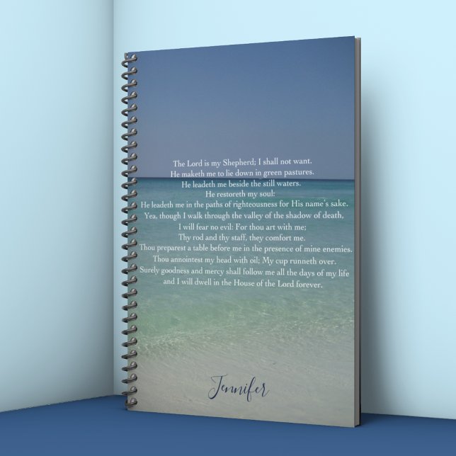 Psalm 23 The Lord is My Shepherd Notebook (Creator Uploaded)