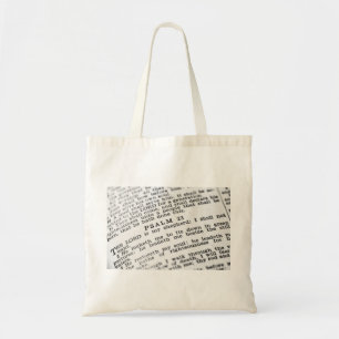 Psalm 23 tote bag