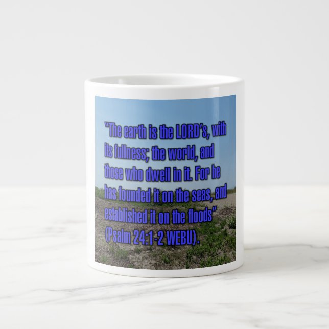 Psalm 24:1-2 WEBU Mug (Front)