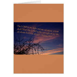 Psalm 27:1 at Dawn