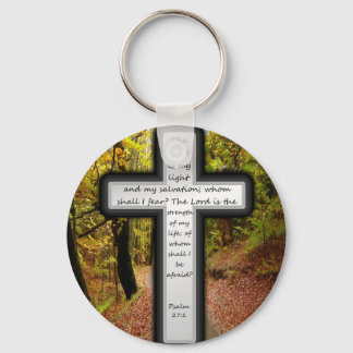 Psalm 27:1 key ring