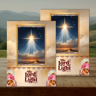 Psalm 27:1 Lord is my Light Decoupage Tissue Paper