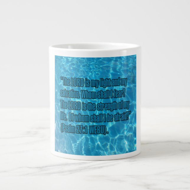 Psalm 27:1 WEBU Mug (Front)