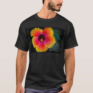 Psalm 27:4 on Black T-Shirt