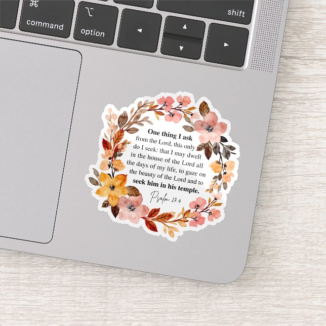 Psalm 27:4 One Thing I Ask (Detail)