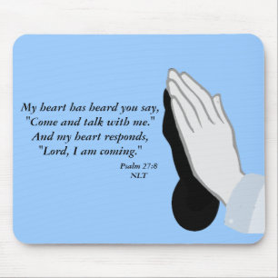 Psalm 27:8 mousepad