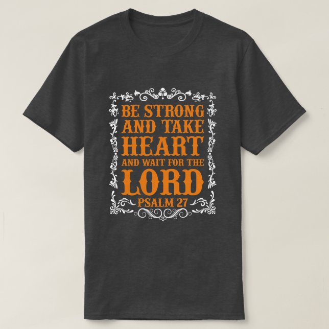 PSALM 27 T-Shirt (Design Front)