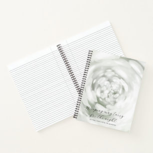 Psalm 30:5 Bible Study Bokeh Custom  Notebook
