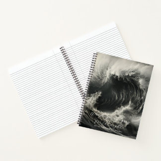 Psalm 30:5 Bible Study Roaring Waves Custom  Notebook