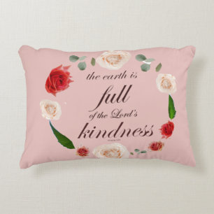 psalm 33 full kindness decorative cushion