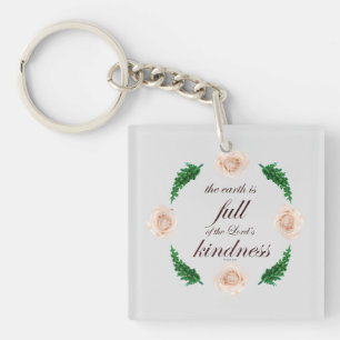 psalm 33 full kindness key ring