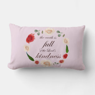 psalm 33 full kindness lumbar cushion